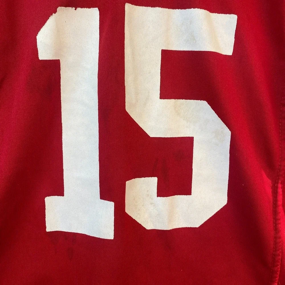 Nike Youth 49ers Michael Crabtree Jersey M 10/12 Red #15 NFL
